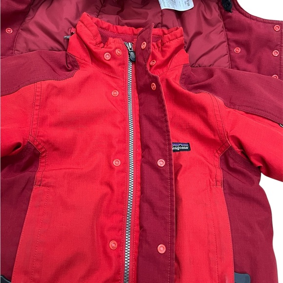 Kids Patagonia Red Ski Jacket XXS 3-4 - Picture 8 of 8